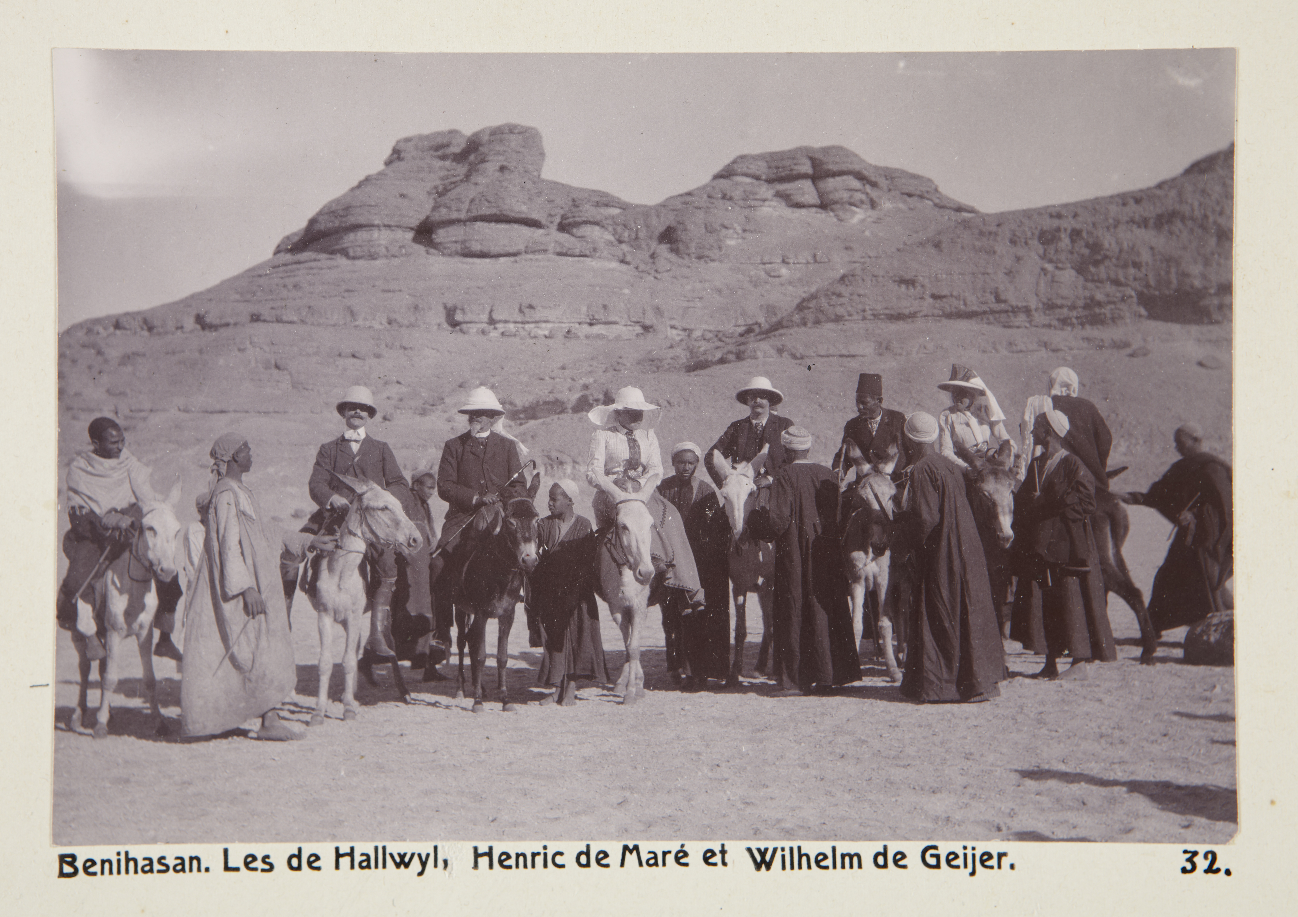 Följ med familjen Hallwyl på tur i Egypten och Sudan, 5 november 1900 – 29 mars 1901 i den nya digitala utställningen. Foto: Hallwylska museet.