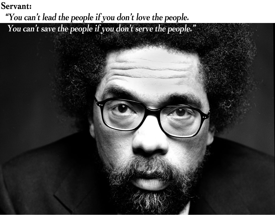 Cornel West, fil.dr i filosofi. Foto: http://www.cornelwest.com/